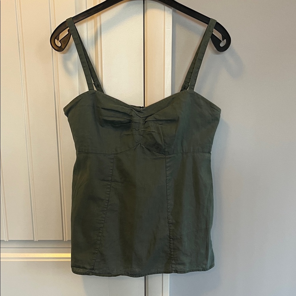 Patagonia Olive Green Women's Top 8